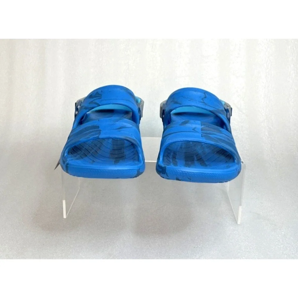 Rugged Shark Adventure Trail Blue Sandals Floatable Washable Boys Size 1 NEW